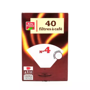 Filtre à Café N°4 X40 - BELLE FRANCE