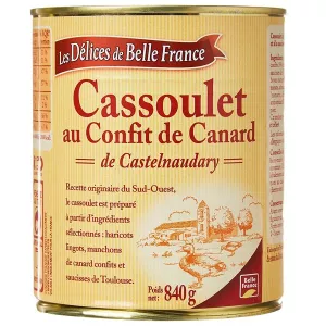 Cassoulet bij Confit Duck 840G - BELLE FRANCE