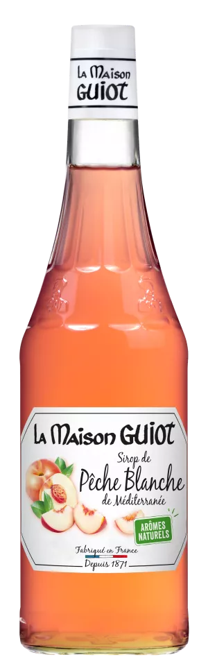 Weißer Pfirsichsirup 70cl - LA MAISON GUIOT