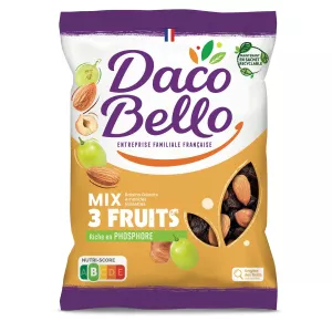 Fruits Secs Raisins Amandes Noisettes 400g - Daco Bello