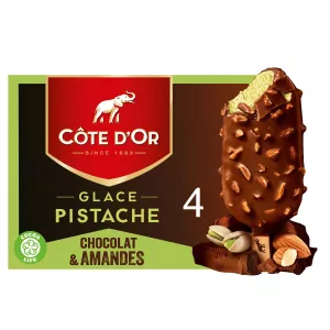 Glace pistache chocolat amande 260g - COTE D'OR