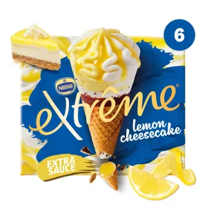Glace Cône Lemon Cheeseckeke x6 - Extreme
