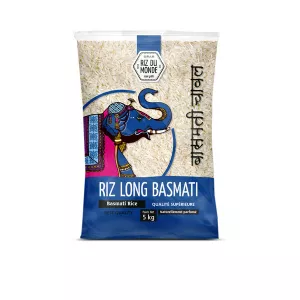 Langer Reis Basmati Elephant 5 kg - RIZ DU MONDE