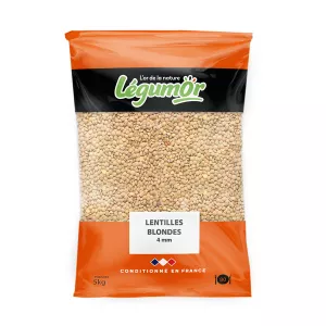 Lentille blonde 4mm 5kg - LEGUMOR
