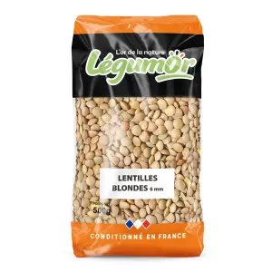 Lenticchie Bionde 6mm 500g - Legumor