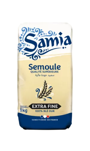 Sémola De Trigo Extra Fina 1kg - SAMIA