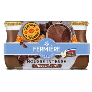 2x70g Mousse Choco La Fermiere