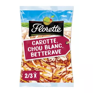Mélange De Crudités Carotte Chou Blanc Betterave 180g - Florette