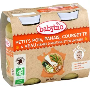 2x200g Bio P Pois Pan Courg Ve