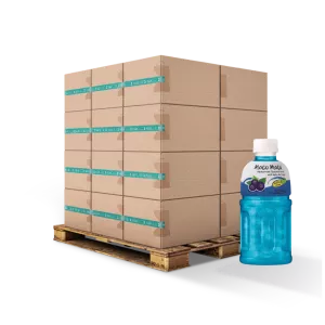 Schwarzes Johannisbeer-Kokos-Creme-Getränk 32 cl für 24 Stück - MOGU MOGU