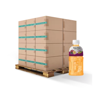 Passionsfrucht- und Nata-de-Coco-Getränk 32 cl für 24 Stück - MOGU MOGU