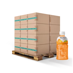 オレンジとナタデココ ドリンク 32cl Fr X24 - MOGU MOGU