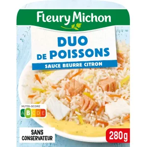 Gekochtes Gericht aus Reisfisch, Zitronensauce 280g - Fleury Michon