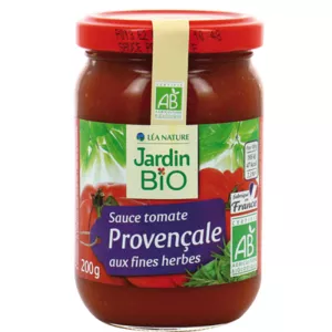Sauce tomate provençale BIO 200g - JARDIN BIO