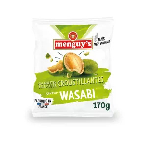 Wasabi 170g knusprige beschichtete Erdnüsse - Menguy's