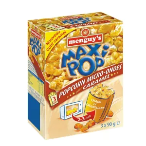 Pop corn caramel 3x90g - MENGUY'S