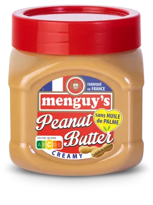 Romige Pindakaas Zonder Palmolie, 454g - MENGUY'S