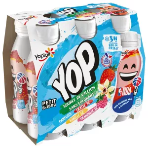 Drink yoghurt ptit yop batty 6x180G - Yoplait