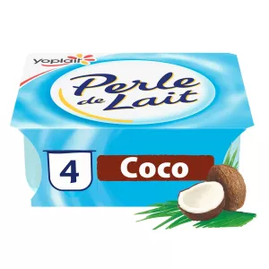 Yogurt agitado coco 4x125g leche perla coco - Yoplait