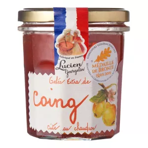 Extra Quince Jelly              
Bronze Medalist at the Concours Général Agricole de Paris 2019 and 2022 - LUCIEN GEORGELIN