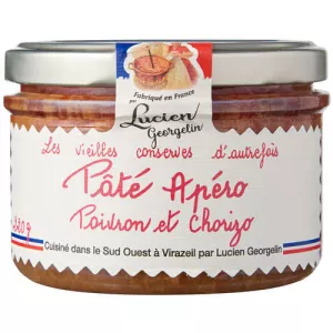 Pâté apéro poivrons et chorizo - Lucien Georgelin