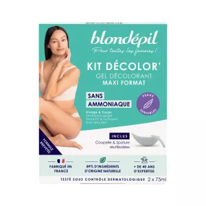 无氨漂白凝胶面部和身体 2x75ml - BLONDEPIL