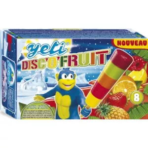 Bâtonnet discofruit 8x40ml - YETI