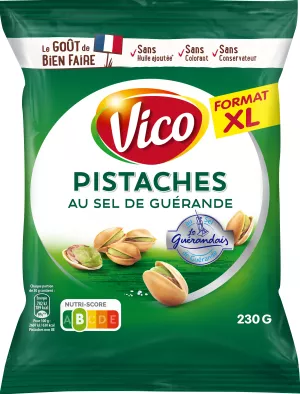 Guérande chumvi pistachios, 230g - VICO