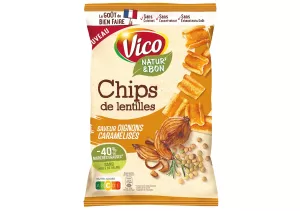 Chips De Lentilles Oignons Caramélisés 85g - Vico