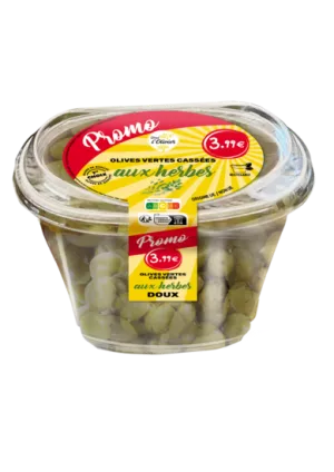 Olive Verte Cassee Aux Herbes
