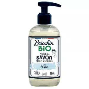 Savon Liquide Mains Sensibles Sans Parfum Bio 290ml- BRIOCHIN