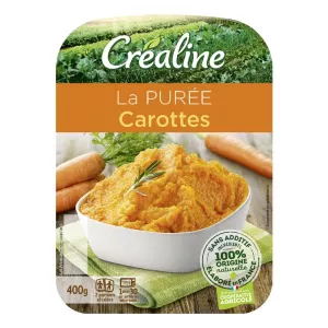 Purée Fraîche De Carottes 2x200g - Crealine
