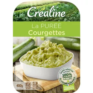 Purée Fraîche De Courgettes 2x200g - Crealine