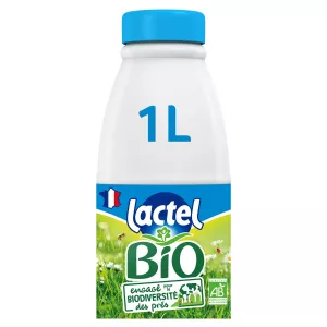1L Demi-Ecreme Lactel Bio - LACTEL