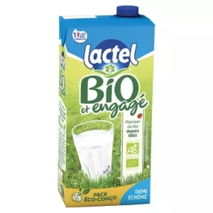 1L Demi-Ecreme Lactel Bio - LACTEL