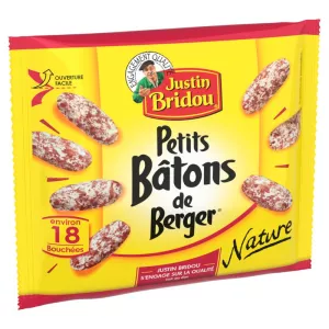 Saucissons Petits Bâtons de Berger, 100g - JUSTIN BRIDOU