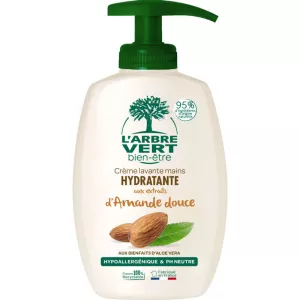 Crème lavante mains amande douce 300ml - L'ARBRE VERT