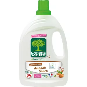 Lessive Liquide Amande Douce 1,5L -L'ARBRE VERT