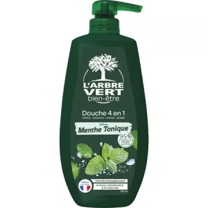 シャワージェル4-in-1ミントトニック750ml - ARBRE VERT