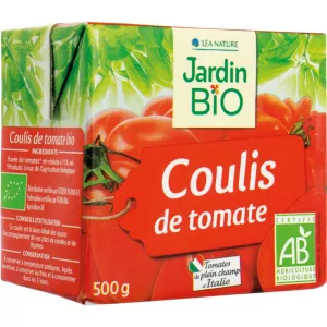 Bio 500 ml tomaat coulis - JARDIN Bio