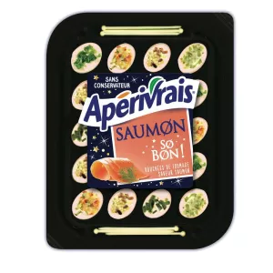 Bouchées de Fromage Saveur Saumon 100g - APERIVRAIS