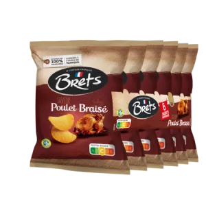 6x25g Chips Poulet Brais Bret