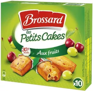 300g 10mini Cakes Fruit Brossa