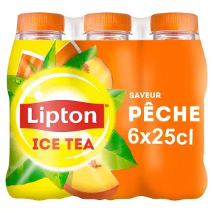 आड़ू स्वाद वाली आइस्ड चाय पेय 6x25 सीएल - LIPTON