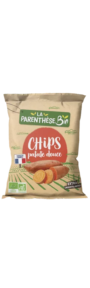 Patatas fritas de batata ecológicas 75 g fabricadas en Francia - LA PARENTHÈSE BIO