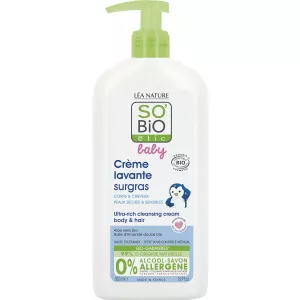 500ml Crm Lav Sgras So Bio Bb - Natessance