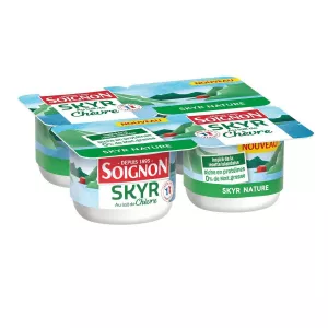 4x100g Skyr Ch 天然 Soignon