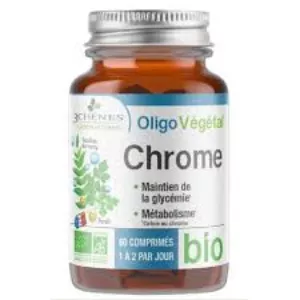 60com Chrome Oligovege 3ch Bio - Les 3 chênes