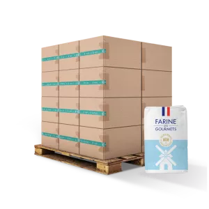Flour Gourmet Blue Bag T55 1kg - Grands Moulin De Paris