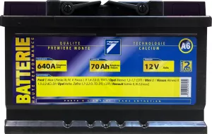 Batterie Auto7 12v 70ah 640a